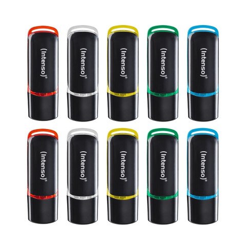 Intenso 3511551 pamięć USB 4 GB USB Typu-A 2.0 Czarny, Czerwony, Zielony, Przezroczysty, Żółty, Niebieski