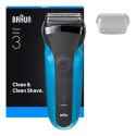 Braun Series 3 310s Golarka foliowa Przycinarka Czarny, Niebieski