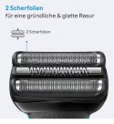 Braun Series 3 310s Golarka foliowa Przycinarka Czarny, Niebieski