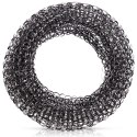 Druciak Metalowy Czarny 8 cm do Przypaleń Garnków Grilla Rusztu