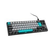 Ducky Miya Pro Moonlight TKL Klawiatura Gamingowa do PC/Mac, MX-Red, Biała dioda LED - Ciemnoszara