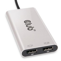 CLUB3D CSV-1586 huby i koncentratory Thunderbolt 3 40000 Mbit/s Srebrny