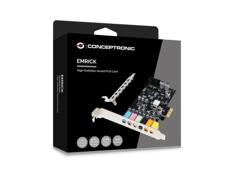 Conceptronic EMRICK15B karta dźwiękowa Wewnętrzny 7.1 kan. PCI-E x1