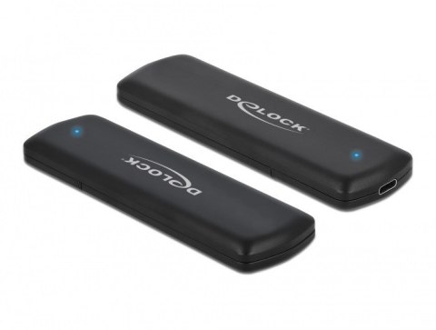DeLOCK Obudowa zewnętrzna USB Type-C na M.2 NVMe PCIe lub SATA SSD - Beznarzędziowa