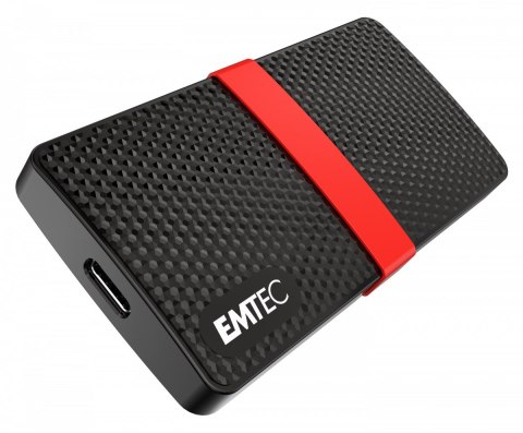 Emtec X200 128 GB USB Type-C 3.2 Gen 1 (3.1 Gen 1) Czarny, Czerwony