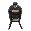 Kamado Bono Picnic Ceramic Grill 13" Kamado barbecue/grill Wózek Węgiel drzewny (paliwo) Czarny