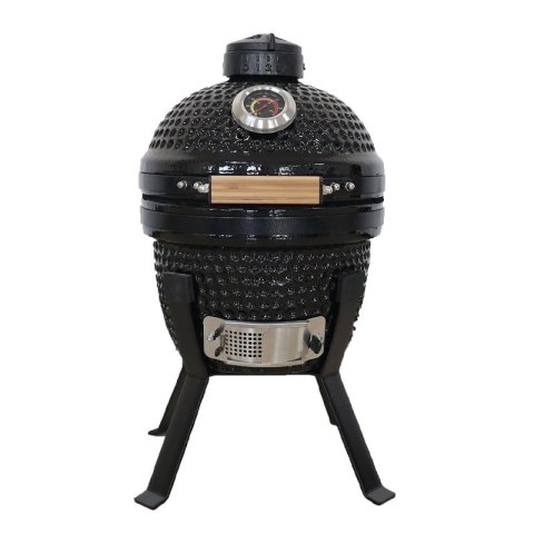 Kamado Bono Picnic Ceramic Grill 13" Kamado barbecue/grill Wózek Węgiel drzewny (paliwo) Czarny