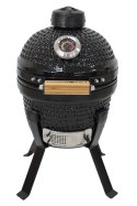 Kamado Bono Picnic Ceramic Grill 13" Kamado barbecue/grill Wózek Węgiel drzewny (paliwo) Czarny
