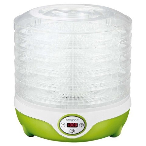 Sencor SFD 851GR odwadniacz żywności Jasnozielony, Przezroczysty 240 W