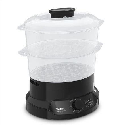 Tefal Minicompact VC139810 szybkowar parowy 2 kosz. Wolnostojący 800 W Czarny