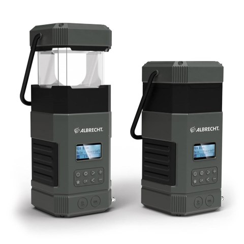 Albrecht DR 114 DAB Latarnia kampingowa zasilana baterią Port USB