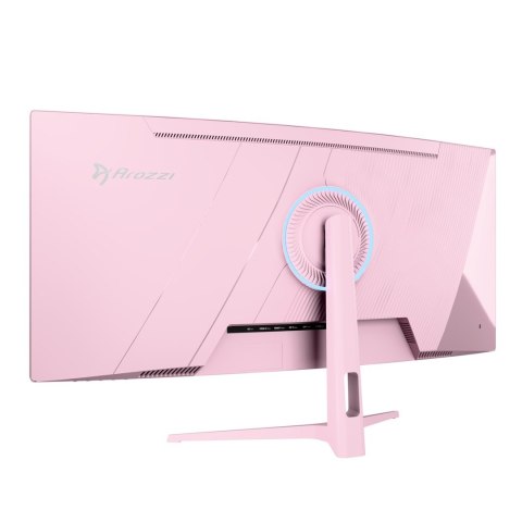 Arozzi Nova 34" Curved monitor komputerowy 86,4 cm (34") 3440 x 1440 px 4K Ultra HD LED Różowy