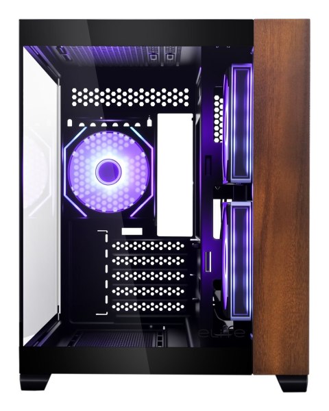 Cooler Master Elite 481 Wood Mini Tower Czarny