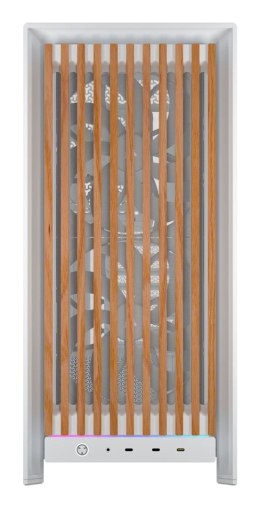 Corsair FRAME 5000D WOOD RS Midi Tower Orzech włoski, Biały
