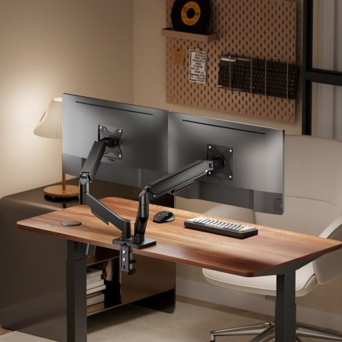 Equip 650131 uchwyt / stojak do monitorów 81,3 cm (32") Biurko Czarny