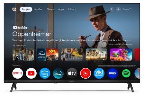 Sharp 32HF2265E Telewizor 81,3 cm (32") HD Smart TV Wi-Fi Czarny