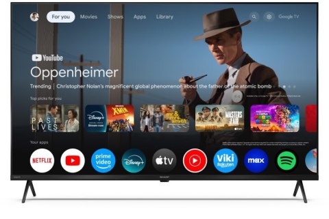 Sharp 43HL4265E Telewizor 109,2 cm (43") 4K Ultra HD Smart TV Wi-Fi Czarny