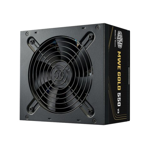 Cooler Master MWE Gold V3 ATX 3.1 Non-Modular moduł zasilaczy 550 W 24-pin ATX Czarny