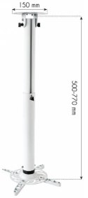 MANHATTAN Uchwyt do projektora 50-77 cm sufitowy obrotowy uchylny WH 022267
