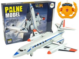ND24_9548 Zdalnie Sterowany Samolot Pasażerski Światła 40 Mhz Pilot 5904204755559 NASZEDZIECI