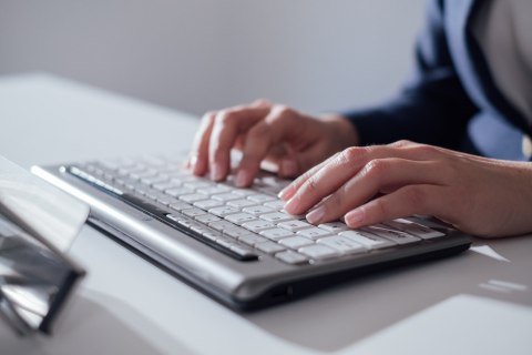 BakkerElkhuizen S-board 840 klawiatura Biuro USB QWERTY British English Jasny Szary, Biały