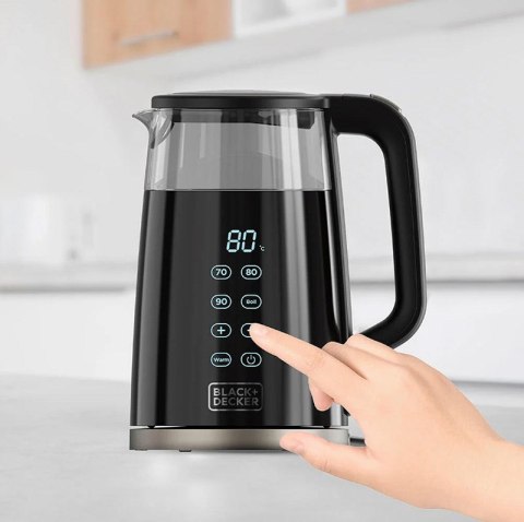 Czajnik elektryczny Black+Decker BXKE2206E 2200W | 1,7l | 5 temperatur | wys. 260 mm