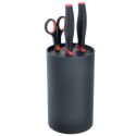 Stojak na Noże Uniwersalny Czarny BLACK 18 cm z Włosiem ORION