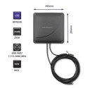 Qoltec Antena 4G LTE DUAL MIMO booster 35dBi 50W 2xSMA męski (57041)