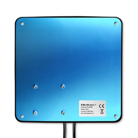 Qoltec Antena 4G LTE DUAL MIMO booster 35dBi 50W 2xSMA męski (57041)