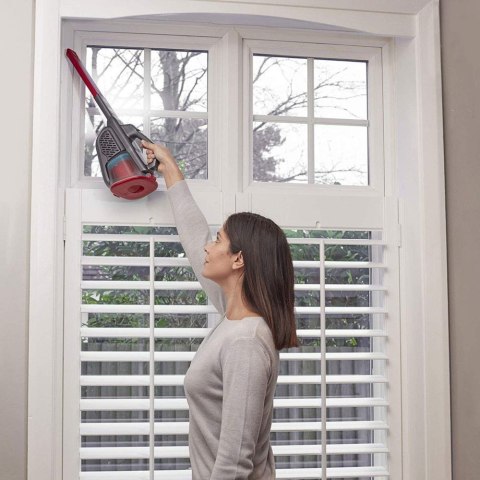 BLACK & DECKER BLACK & DECKER Vacuum Cleaner | BHHV315B-QW | Cordless operating | Handstick | 12 V | Gray/Red