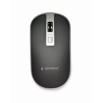 Gembird Gembird | Mysz optyczna USB | MUS-4B-06-BS | Optyczna mysz | Czarno/Srebrna