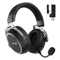 HATOR Hypergang 3 Wireless Zestaw słuchawkowy Bezprzewodowy Opaska na głowę Gaming USB Type-C / USB Type-A Bluetooth Czarny