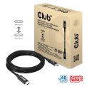 CLUB3D CAC-1579 kabel USB USB4 Gen 3x2 3 m USB C Czarny
