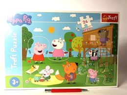 PUZZLE MAXI 24 Zabawy na polanie/ŚwinkaPeppa 14342 ŚWINKA