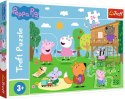 PUZZLE MAXI 24 Zabawy na polanie/ŚwinkaPeppa 14342 ŚWINKA
