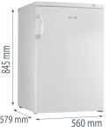 Zamrażarka wolnostojąca Gorenje F492PW | klasa E | 86 l | 4 kg/24h | 84,5 cm | tacka na lód | EcoMode | biały