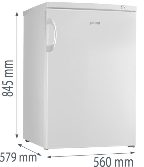 Zamrażarka wolnostojąca Gorenje F492PW | klasa E | 86 l | 4 kg/24h | 84,5 cm | tacka na lód | EcoMode | biały