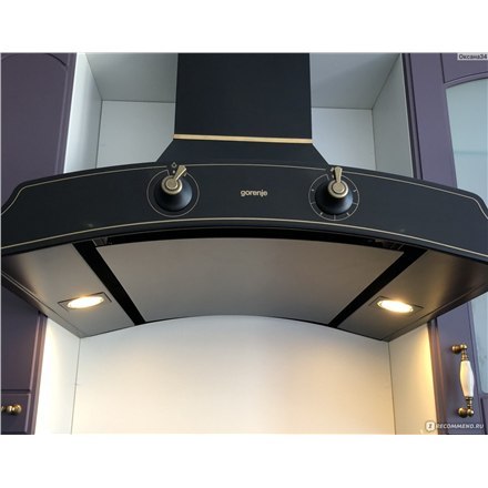 Gorenje Gorenje | Okap | DK63MCLB | Klasa efektywności energetycznej D | Przyścienny | Szerokość 60 cm | 621 m³/h | Sterowanie mechanicz