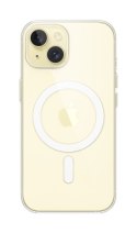 Apple - Obudowa tylna do telefonu komórkowego - Kompatybilna z MagSafe - Poliwęglan - Przezroczysta - do iPhone 15 (MXRK3ZM/A)