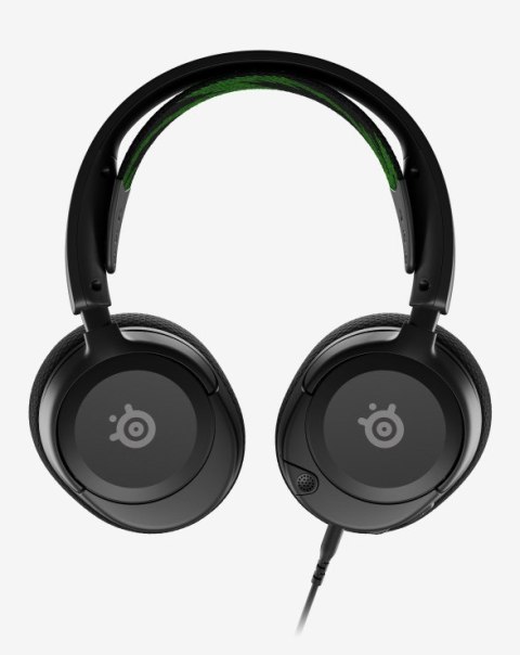 Steelseries ARCTIS NOVA 1X Zestaw słuchawkowy Przewodowa Opaska na głowę Gaming Czarny, Zielony