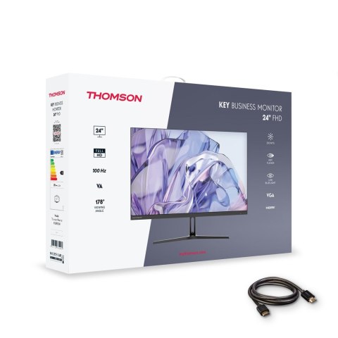 Thomson M24FB2Y14, monitor 24 cali, FHD, 100 Hz
