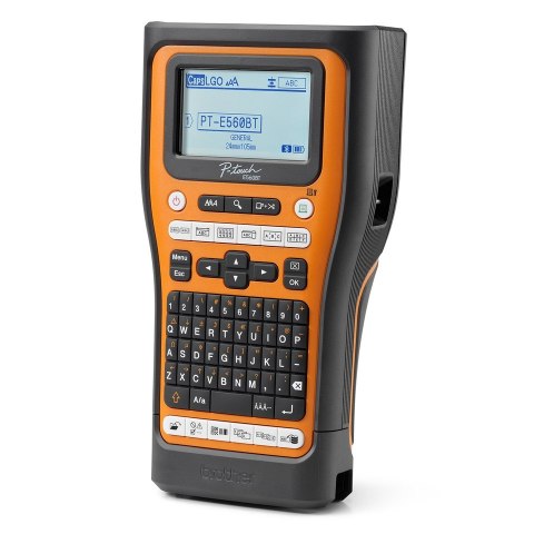 Brother PT-E560BTVP drukarka etykiet Termotransferowy 180 x 180 DPI 20 mm/s Przewodowy i Bezprzewodowy HSE/TZe Bluetooth QWERTZ