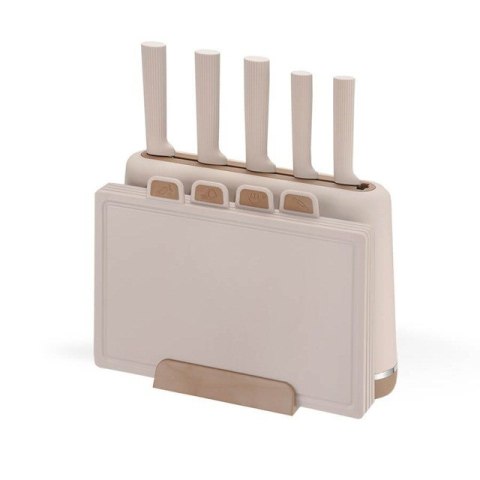 Zestaw noży + desek MR-1412-BEIGE MAESTRO