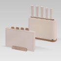 Zestaw noży + desek MR-1412-BEIGE MAESTRO