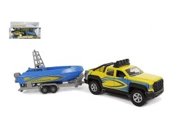 Auto z łodzią 29cm św/dźw 510217 70613 HKG