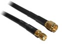 DeLOCK 10m SMA m/f kabel koncentryczny CFD200 Czarny