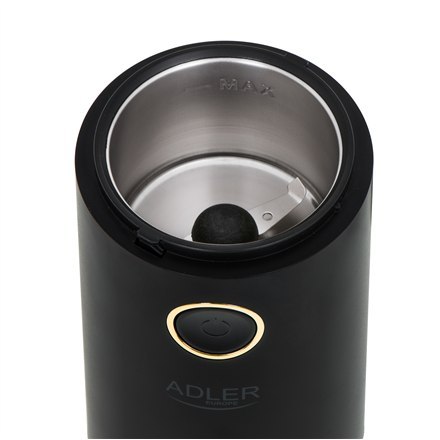 Adler Adler | AD 4446bg | Młynek do kawy | 150 W | Pojemność ziaren kawy 75 g | Liczba filiżanek szt. | Czarny