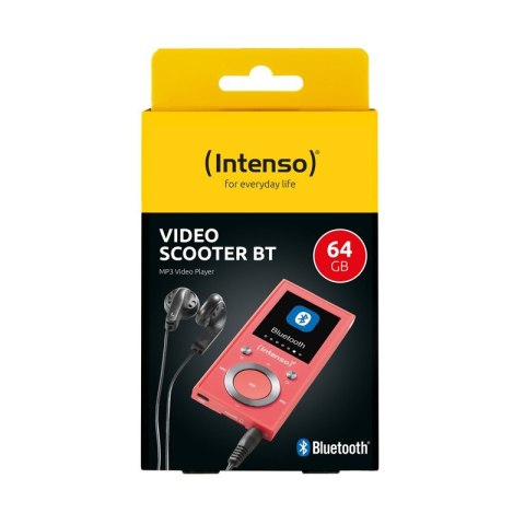 Intenso Video Scooter BT Odtwarzacz MP3 16 GB Różowy