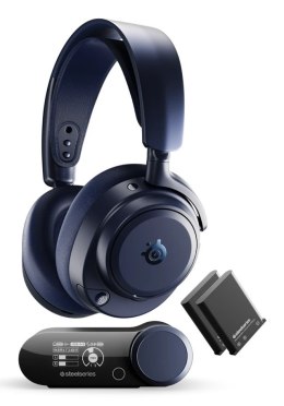 Steelseries Arctis NOVA PRO OMNI M.BLUE Słuchawki Przewodowy i Bezprzewodowy Opaska na głowę Gaming Granatowy (marynarski)