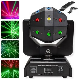 LIGHT4ME ATLAS ruchomy multiefekt świetlny 4w1 LED